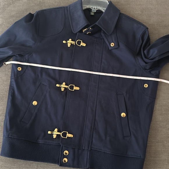 Lauren Ralph Lauren Vintage Cotton Baseball Jacket sz L NWT - Picture 11 of 13